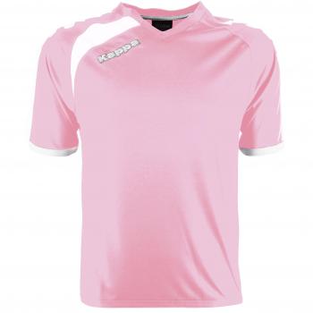 Kappa Pavie SS Camiseta Fútbol, Unisex, Rosa, 10Y/12Y