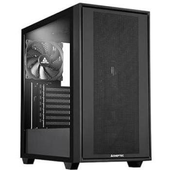 Caja PC Chieftec Night Hunter GS-03B-BLK-OP, Midi Tower E-ATX/ATX/mATX/Mini-ITX, Negro con Cristal Templado