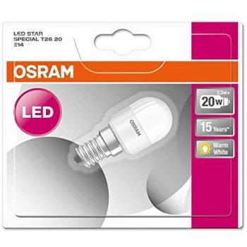 Lámpara LED para frigorífico Osram E14 2,3W 200lm 2700K