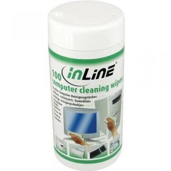InLine 43200 kit de limpieza para computadora Paños húmedos para limpieza de equipos Pantallas / Plásticos - Kit de limpieza para ordenador
