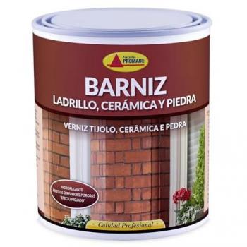 Barniz Ladrillo Cerámica Sintético Incoloro Semi Brillante 4 Lt Afex106 Promade