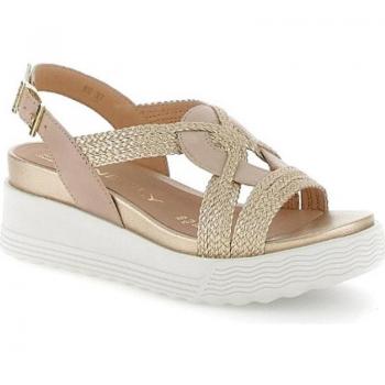 Sandalias de Mujer Stonefly Parky 24 TRENZADA VARIOS COLORES piel sintética con cuña en beige