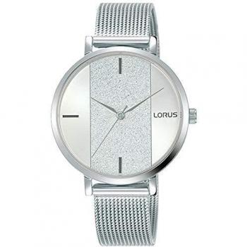 Reloj de mujer Lorus RG217SX9 con correa de malla milanesa de acero inoxidable