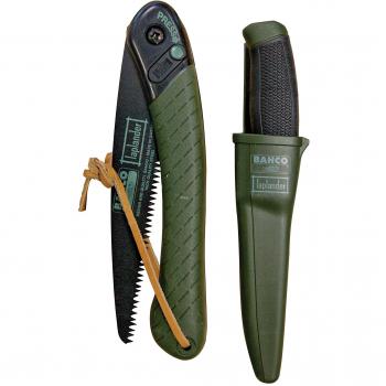 Bahco 396-LAP Laplander Folding Saw and 2444 Carpenter Mora Multi Purpose Knife Combo Pack