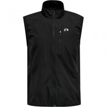 Newline Sport Chaleco Core Gilet para Hombre, Color Negro, Talla S, Ideal para Actividades Deportivas