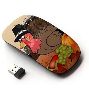 Hypernova J2.4G Ratón móvil portátil inalámbrico Ratones ópticos con receptor USB, 3 botones para po