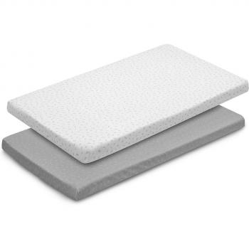 Cambrass Bajera de Minicuna Pack 2 Unidades Fresco (Sábanas bajeras para minicuna, 50x82x10 cm, pack de 2 unidades, material fresco)