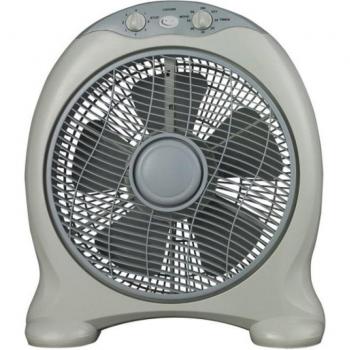 Ventilador de Sobremesa Urgel Gris 45W con Temporizador