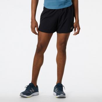 Short de Hombre IMPACT RUN New Balance - Pantaloneta técnica 5 pulgadas, color Negro, talla L