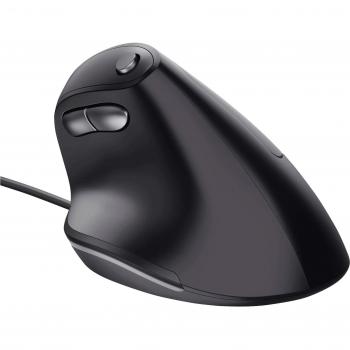 Trust Bayo Eco Ratón Ergonómico Vertical - USB Tipo A - Óptico - Hasta 4200 DPI - Negro - Ref. 24635