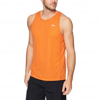Outdoor Research Camiseta de Tirantes Echo Hombre, Hombre, Camisetas Deportivas sin Tirantes, 264608, Ember/Diablo, M