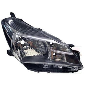 Faro Delantero H4 Blanco para Toyota Yaris III - VAN WEZEL 5428962
