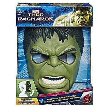 Marvel Avengers- Thor Mascara Hulk con Movimiento, Multicolor