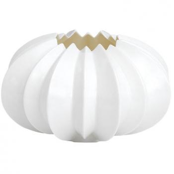 Kähler - Portavelas (cerámica, 13,5 cm), Color Blanco