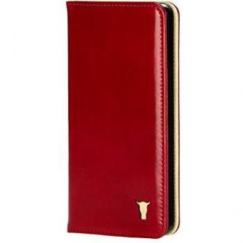 Torro funda de cuero genuino con funcion de soporte compatible con apple iphone 11 rojo