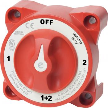 Blue Sea 9001E E-Series Battery Switch 1-Off-2-Both