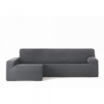 Funda para chaise longue de brazo largo izquierdo Eysa BRONX Gris oscuro 170 x 110 x 310 cm