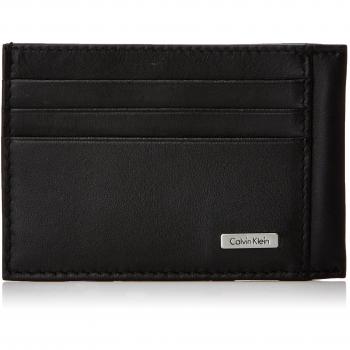 Calvin Klein Jeans - RAIL CARDHOLDER, Sujetabilletes Hombre, Negro