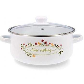QUID Cacerola 24CM Acero ESMALT Memory QD, Inoxidable, Multicolor