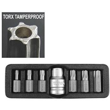 YATO YT-0416 - destornillador torx conjunto de bits de seguridad 7pcs T25-T55