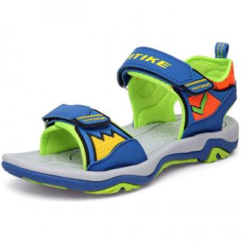 Sandalias para Niños Casual Verano Strap Sandalias-Zapatillas de Material sintético para niño