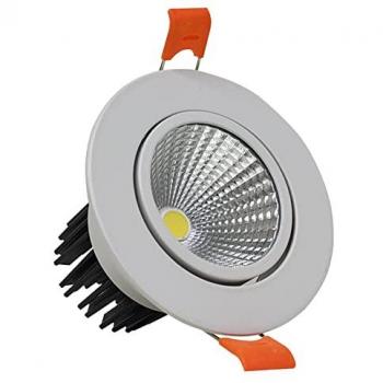 Foco Downlight LED Orientable 7W 650LM Corte 65mm Color Blanco Frío (6500K)
