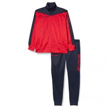 Givova Chándal Roma Triacetato Rojo/Azul Talla 4XL