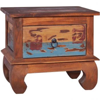 vidaXL Bedside Cabinet 45x35x40 cm Reclaimed Teak Wood