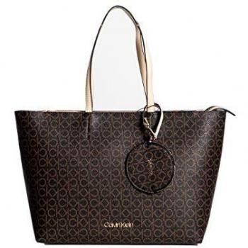 Calvin Klein CK Mono Shopper Brown Mono Mix