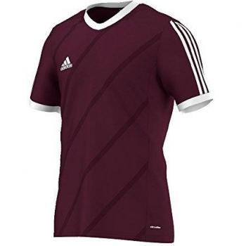 adidas Tabe 14 JSY - Camiseta para hombre, color rojo oscuro / blanco, talla L