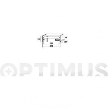 Tornillo madera cabeza plana wirox 3,0x12mm SPAX 30 unid