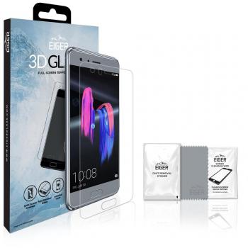 Protector de Pantalla 3D Transparente Eiger para Huawei Honor 9 (1 Pieza)