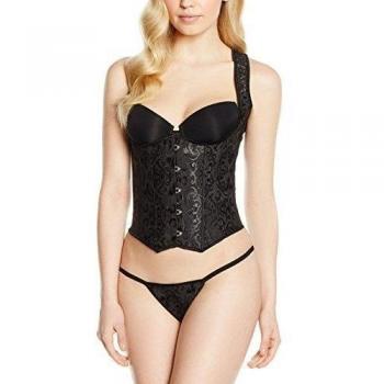 Intimax Underbust Spartan, Corsé para Mujer, Negro, 6XL