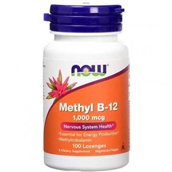 Now 1000mcg Methyl B-12 for Nervous System 100 Lozenges