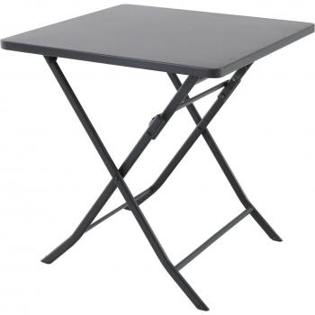 Mesa Plegable Cuadrada Grafito 2 Plazas - Hesperide