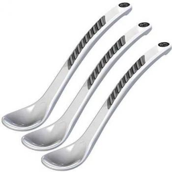 Twistshake Feeding Spoon, White, 6+ Months, 3-Piece