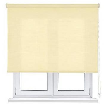 Estor Enrollable Traslúcido Shape Beige 105x250cm - Fabricado en España - Garantía 5 Años