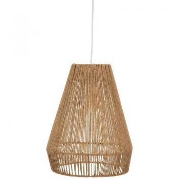 Lámpara colgante Palm de cuerda y yute - Beige - D 34 cm
