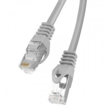 Latiguillo de Red Lanberg PCU6-10CC-0050-S - RJ45 - FTP - CAT6 - 0.5m - Gris