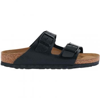 Birkenstock Arizona Shiny Lizard Black Sandals