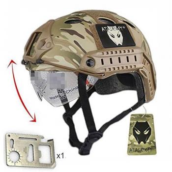 Emerson Casco rápido táctico de Paintball del ejército Militar Tipo PJ con Gafas MC