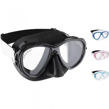 Máscara de buceo Cressi Samoa TX unisex, color negro puro, talla única