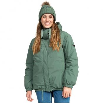 Parka de mujer Lofty Cloud Roxy, color verde, talla M