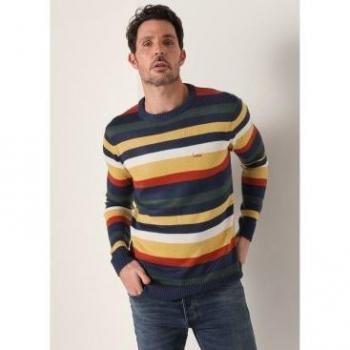 Jersey de rayas multicolor Lois Jeans - Tallaje en Pulgadas