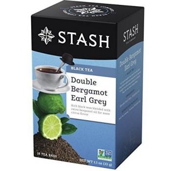 Stash Double Bergamot Earl Grey Black Tea, Tea bags, 18 ct