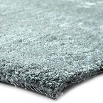 Tapis moderno de poils largos 160 x 230 cm - Gris Nublado - Toque suave y lanoso