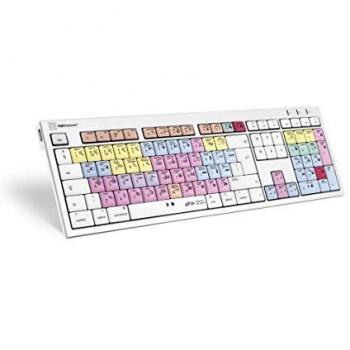 LogicKeyboard Avid Pro Tools ALBA UK Mac USB QWERTY Keyboard with Multicolor Backlighting
