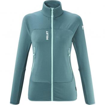 Chaqueta de mujer Millet Fusion Grid - Felpa polar azul - Talla S