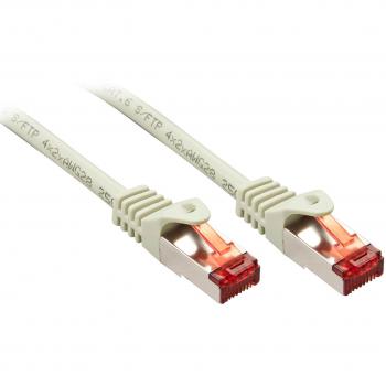 Lindy Cat.6 S/FTP 0.3m Networking Cable - Grey (S-STP)