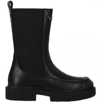 Botas Chelsea de Piel para Mujer Armani Exchange - Negras, Talla 40 EU